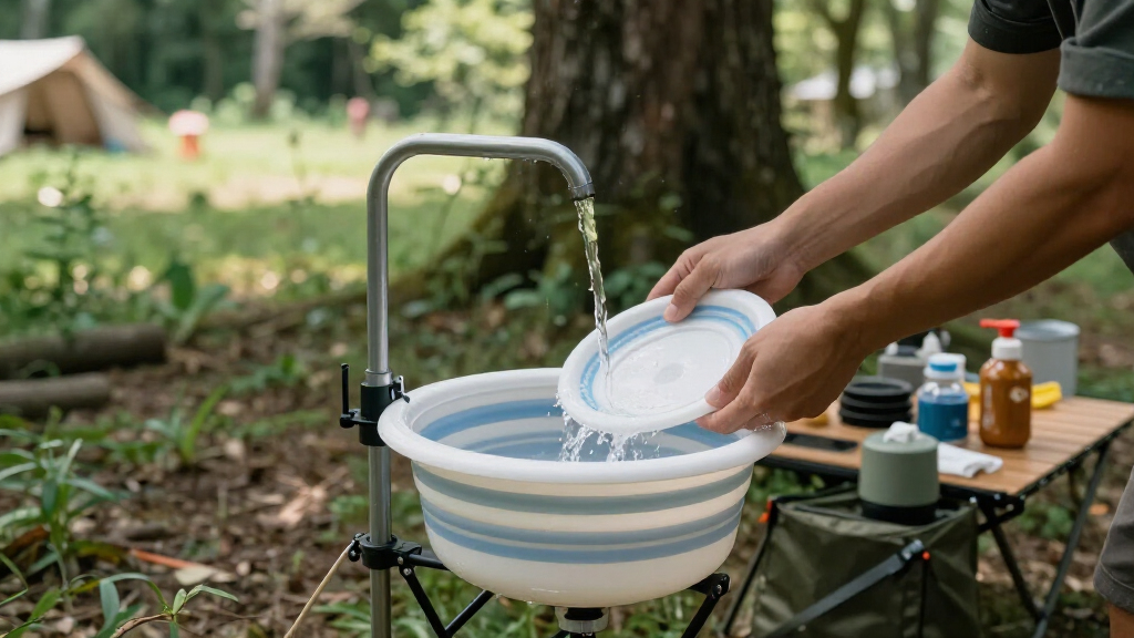 best portable camp sink station
