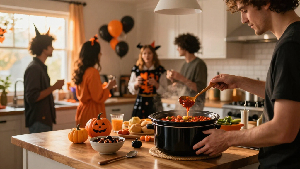 slow cookers for Halloween parties