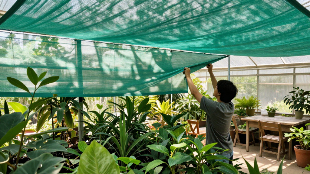 best greenhouse shade cloth system for hot climates