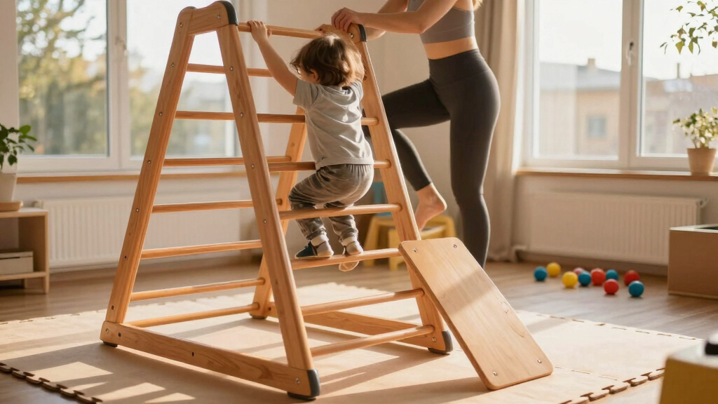 best pikler triangle with ramp