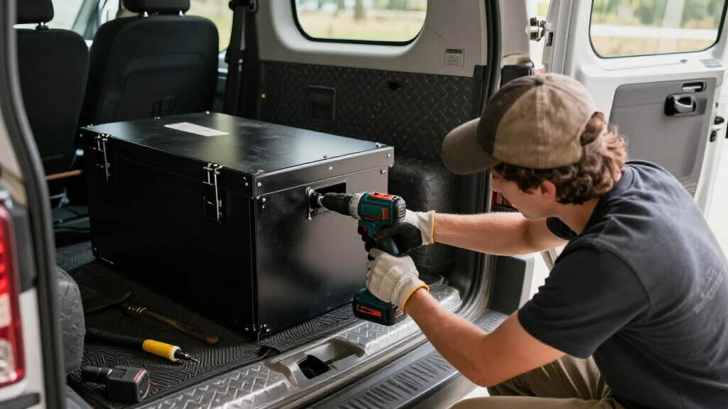 secure van tool storage boxes