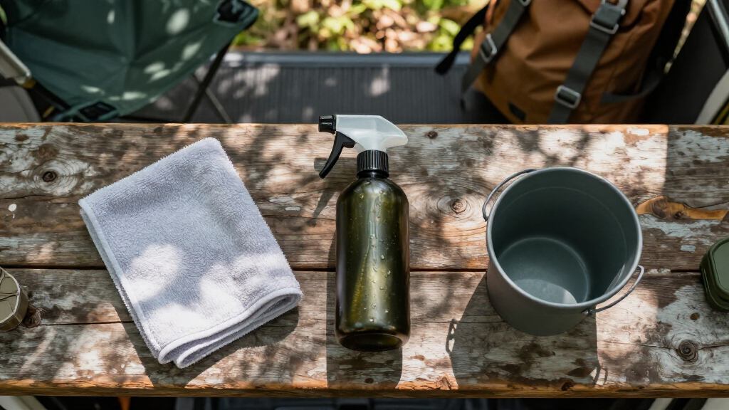 waterless wash spray camper trips
