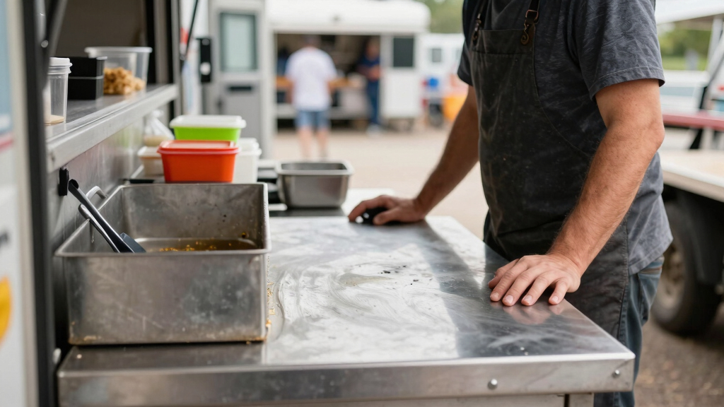 best mega top prep tables for food trucks