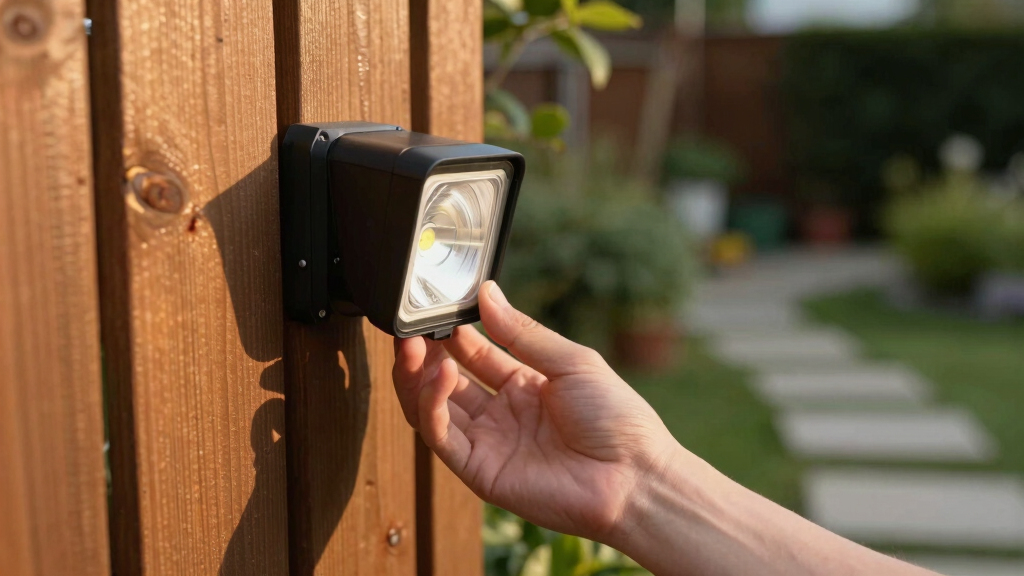 best outdoor battery security light for low energy use