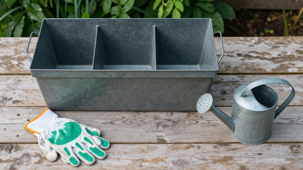 garden tool storage bins
