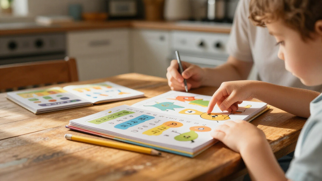 language learning workbooks for kids