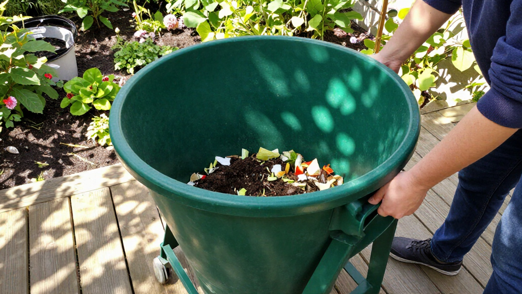 best compost tumbler for backyard food waste