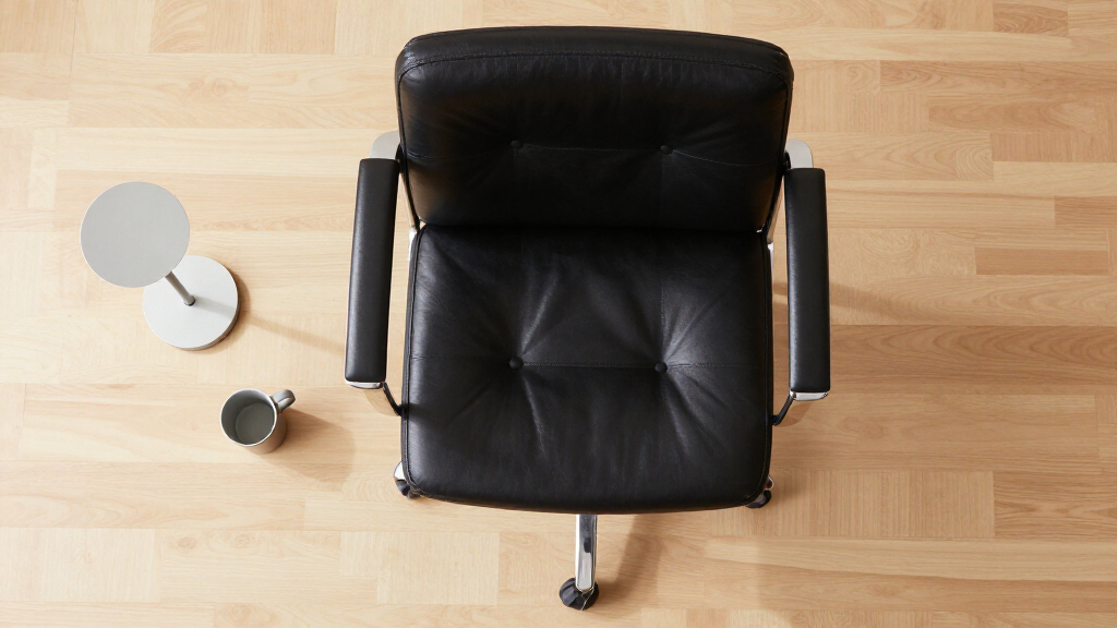 Leather executive office chair for home office