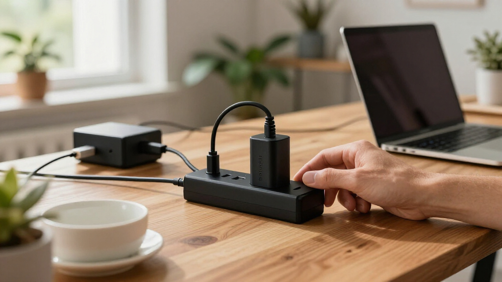 usb power strip with surge protector