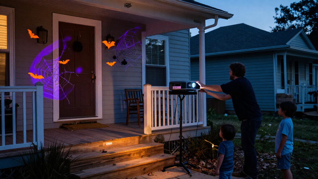 smart Halloween lighting projectors