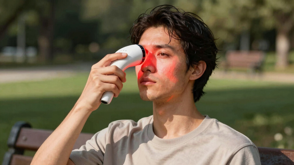 red light therapy devices for outdoor skin protection