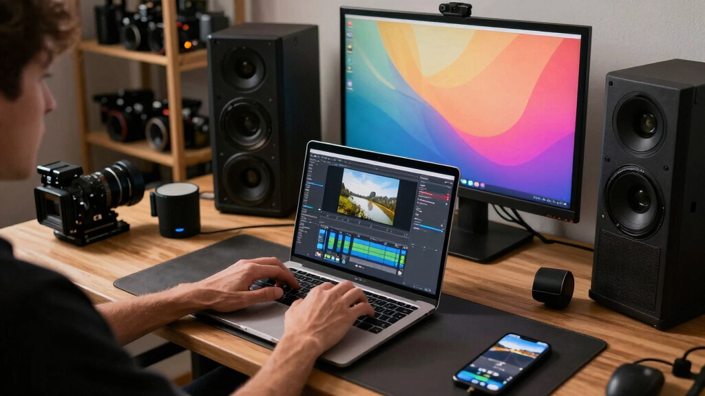 How a local-first system turns one video into many assets in four steps
