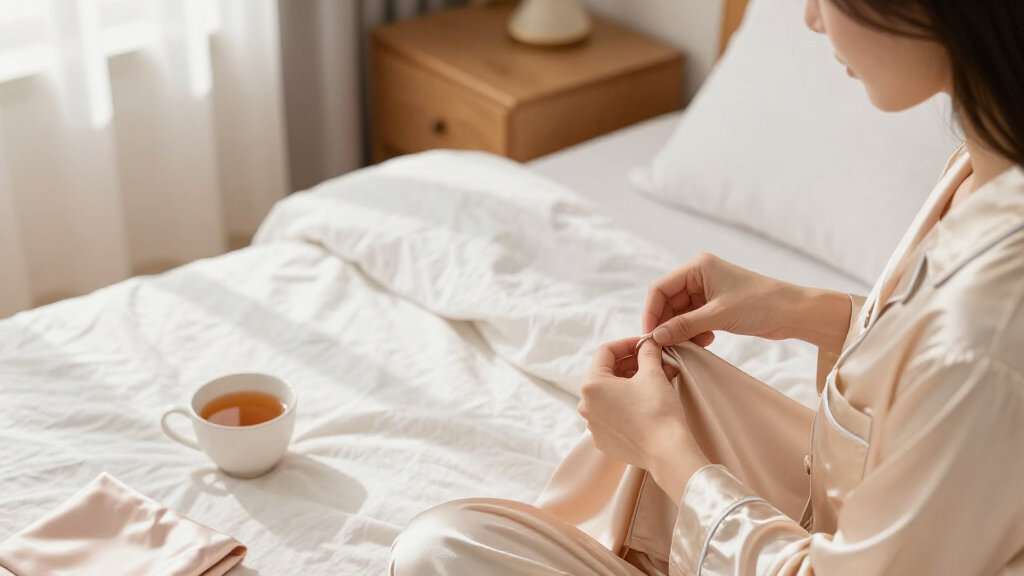 satin pajamas for women