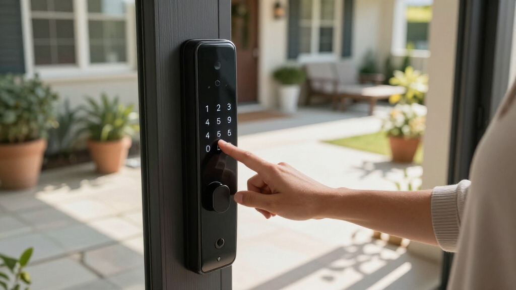 smart lock with keypad