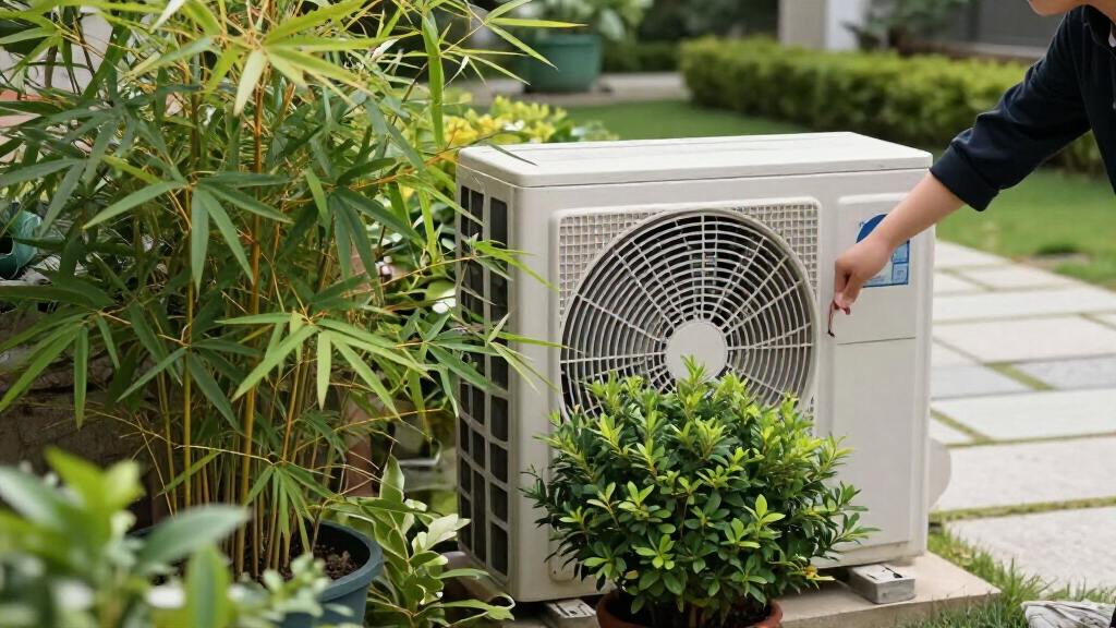 best privacy plants for AC units