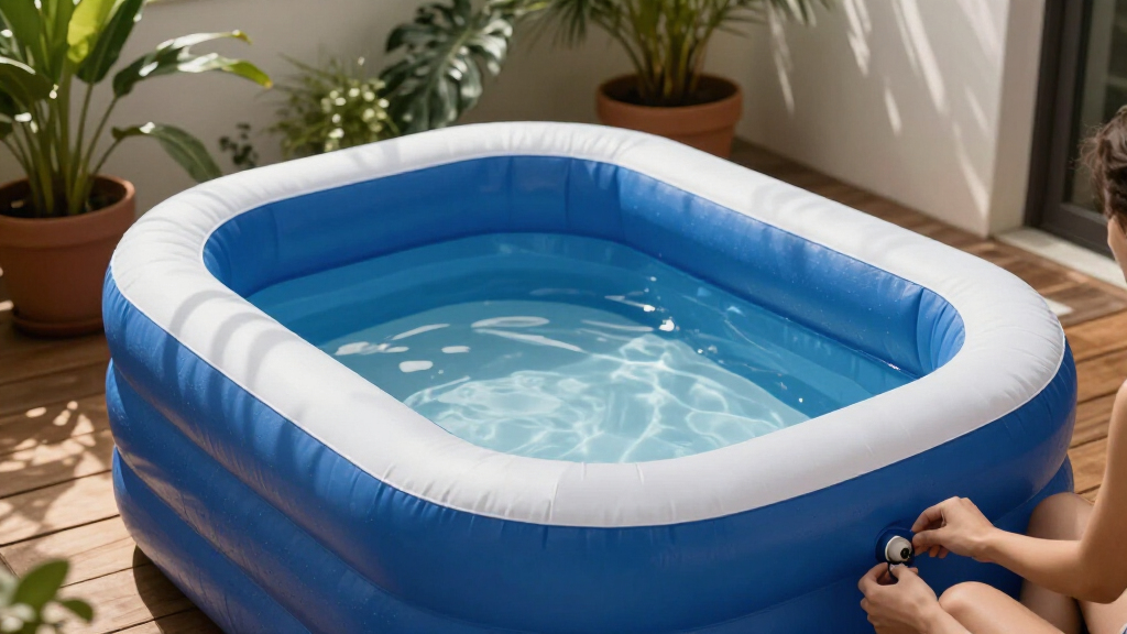 best inflatable cold plunge tub for apartment patio