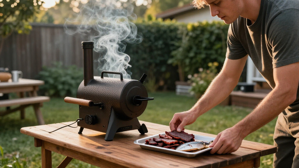 electric smoker for jerky and fish