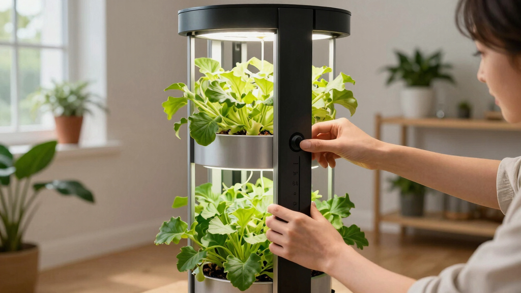 best premium hydroponic tower with lights