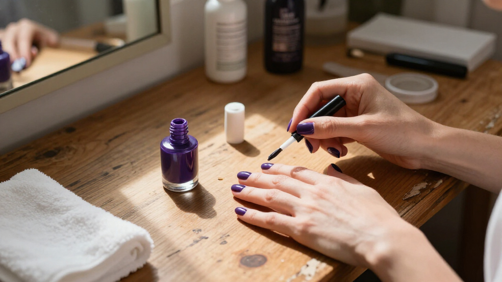best dark purple nail polishes