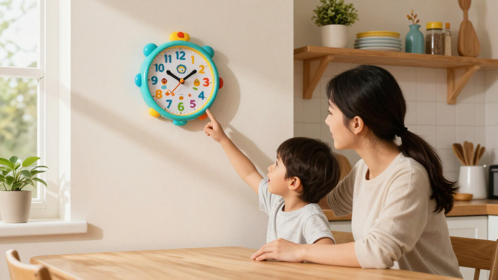 kids' educational wall clocks