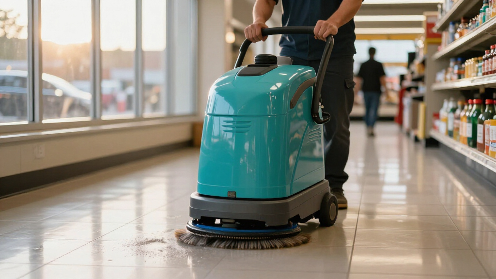 commercial floor scrubber machines