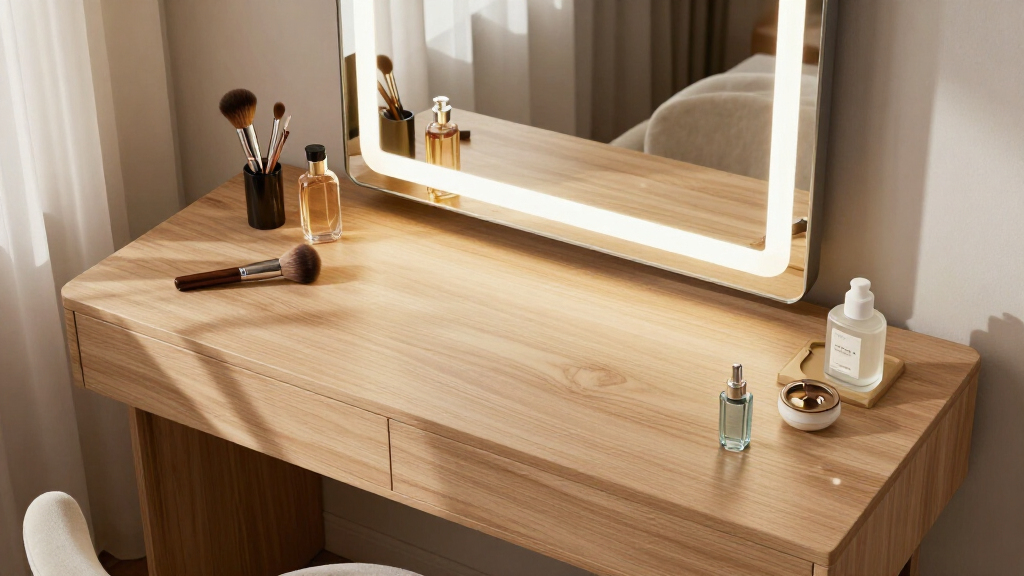 best vanity tables with lights