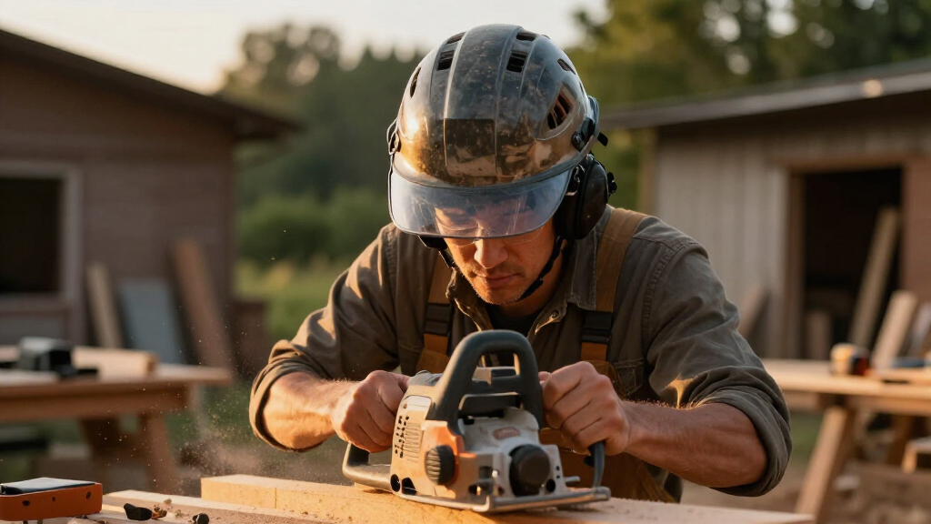 forestry helmet system with visor and muffs
