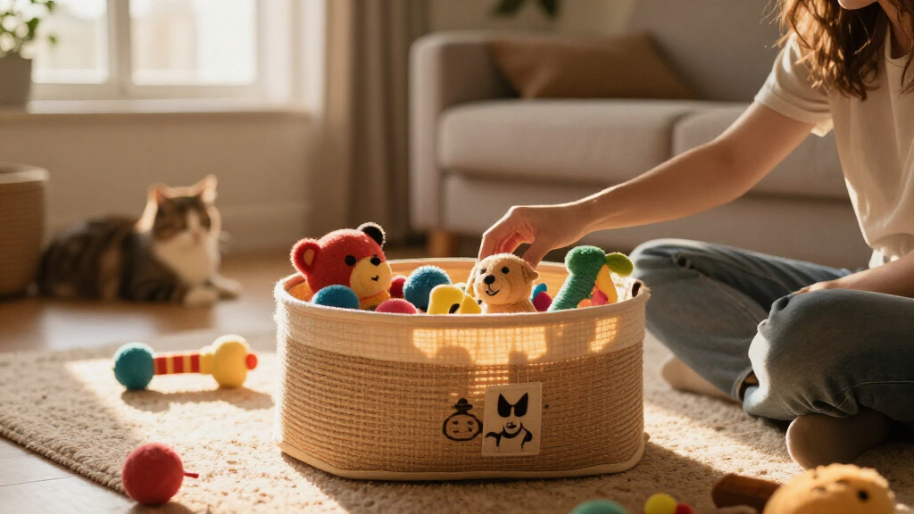 pet toy storage bins