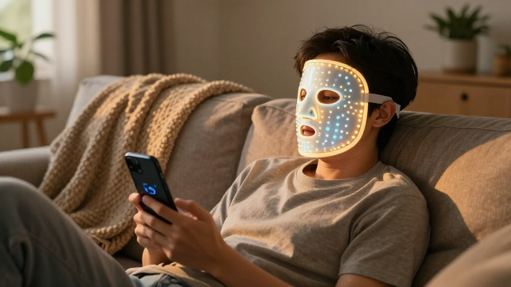 best led mask with app control