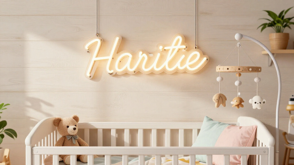 best soft glow neon name signs for nurseries