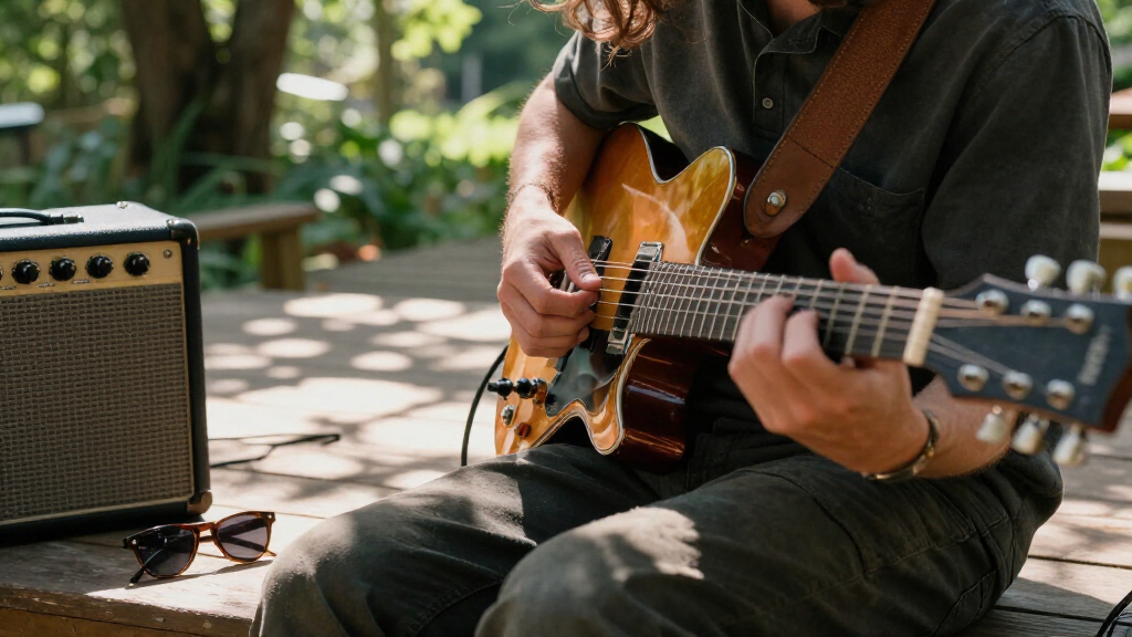 electric guitars