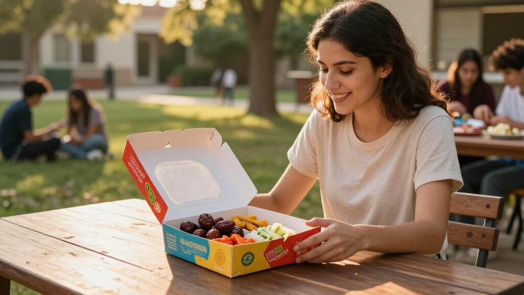 halal snack boxes for students
