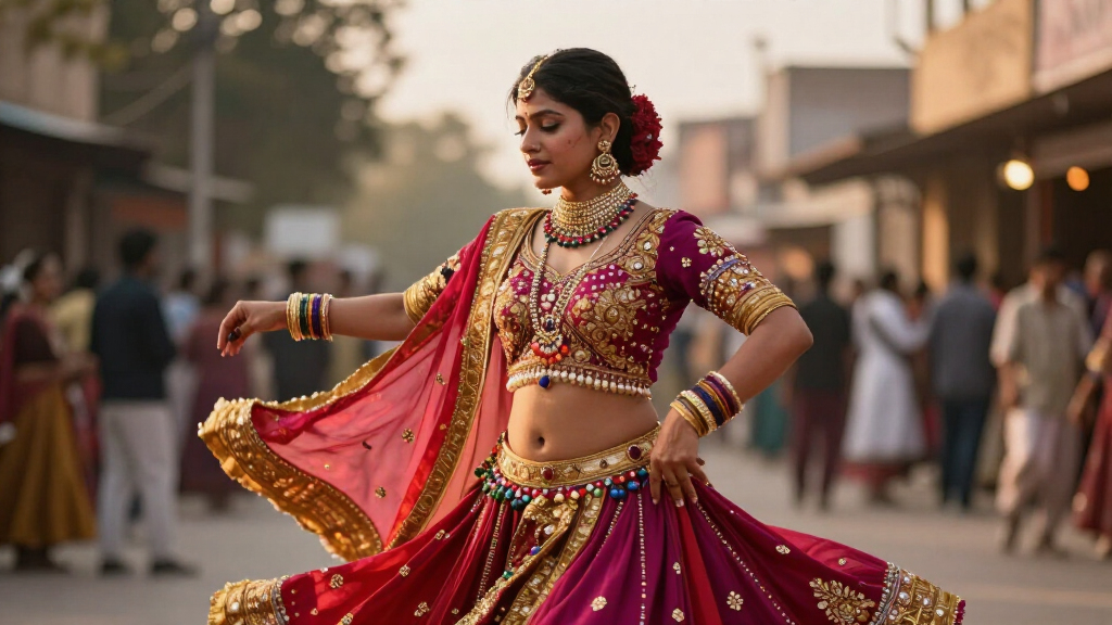 Bollywood dance costumes