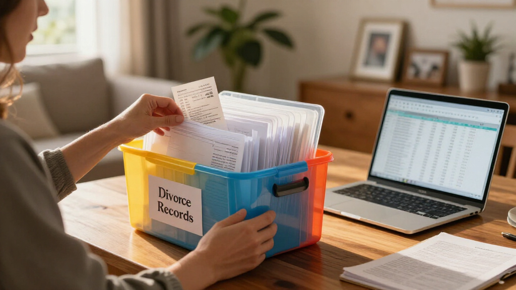 best file organizer for divorce receipts and records