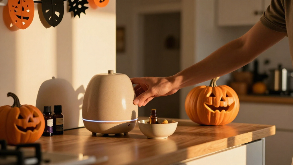 essential oil Halloween diffuser blends