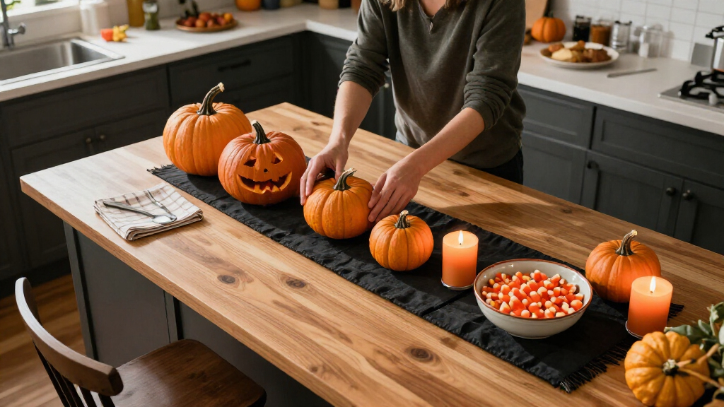 Halloween kitchen decorations