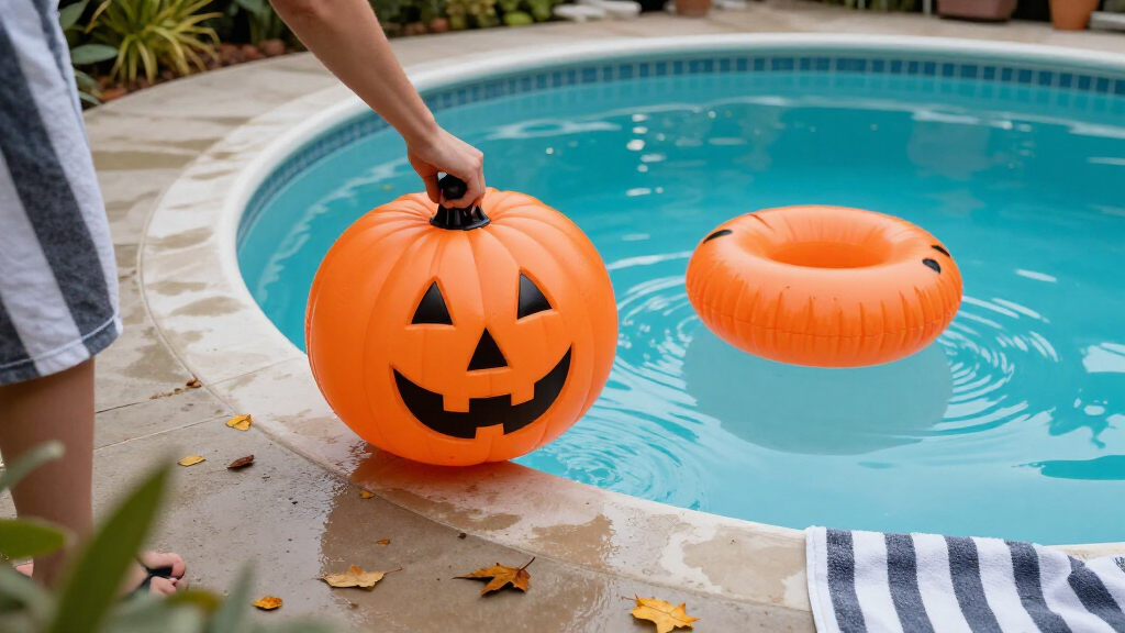 inflatable Halloween pool floats
