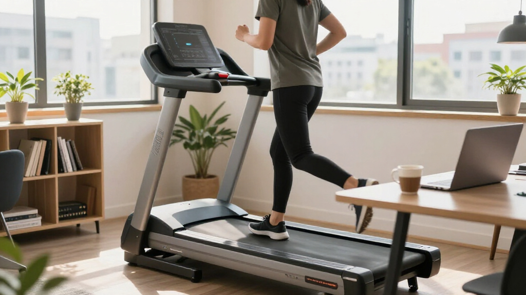 compact treadmill for apartment office