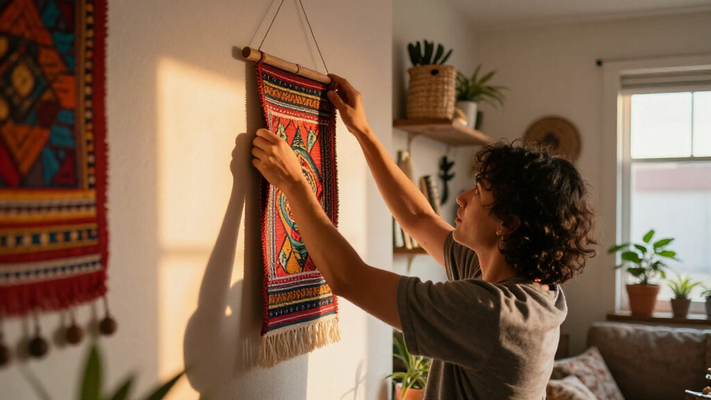 handcrafted cultural wall art
