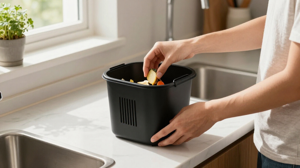 electric compost bin for kitchen
