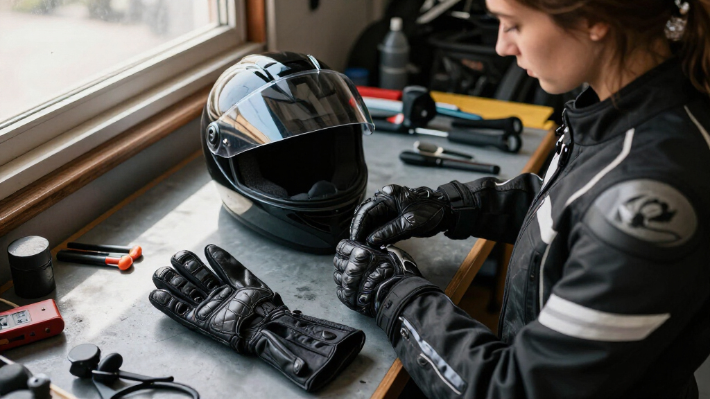 motorcycle fall riding gear