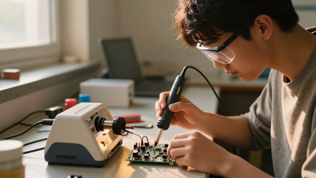 hot air rework station for engineering classrooms