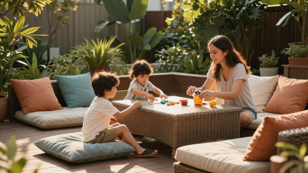 family outdoor patio furniture