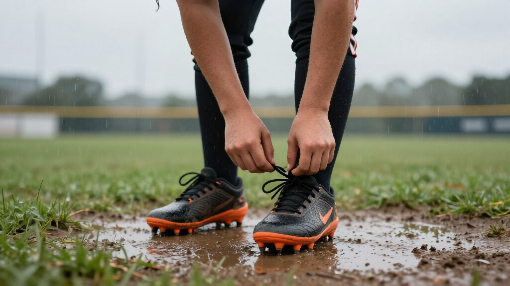 waterproof softball cleats for rainy games