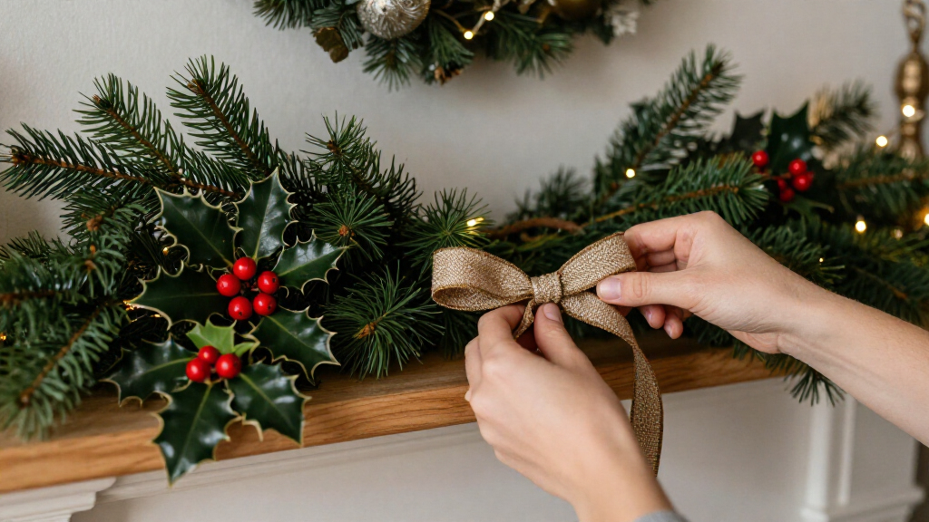 wreaths garland sets for mantels