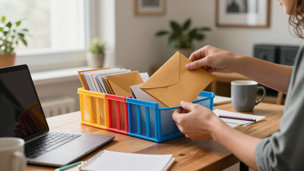 deskmail sorter organizer