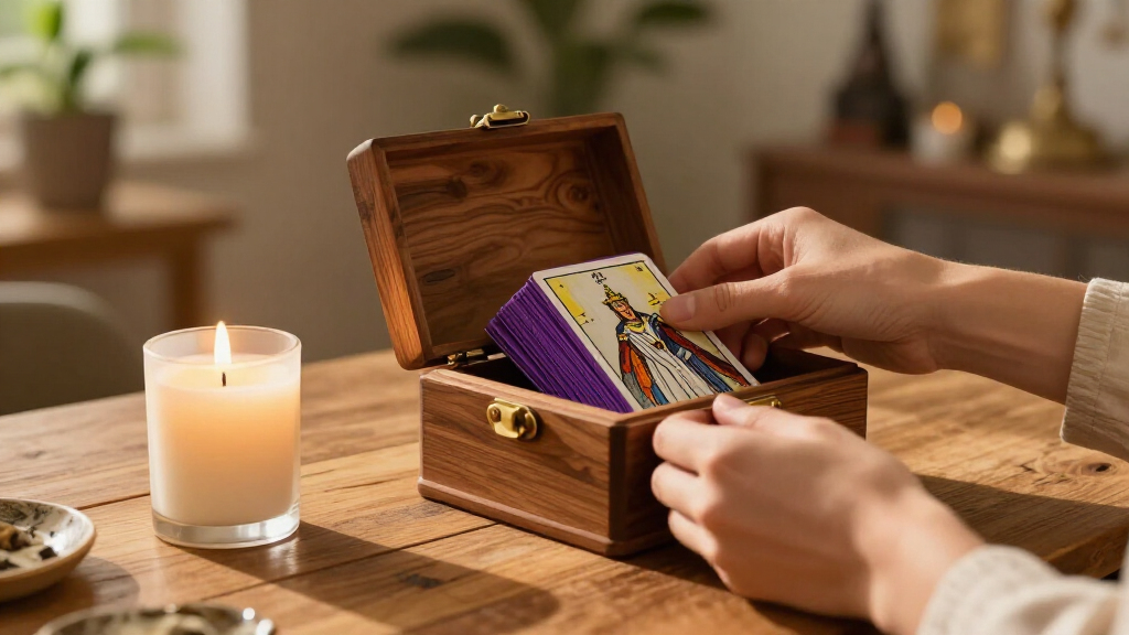 tarot card storage boxes