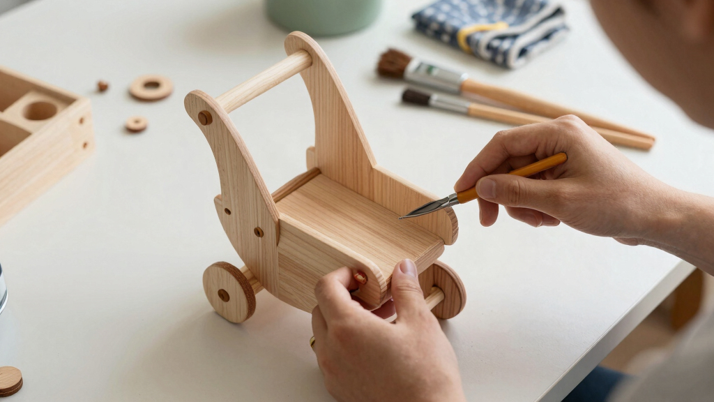 best wooden doll stroller
