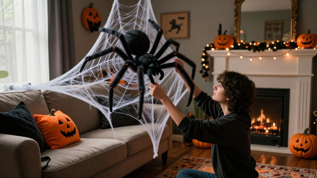 best halloween animatronic spider