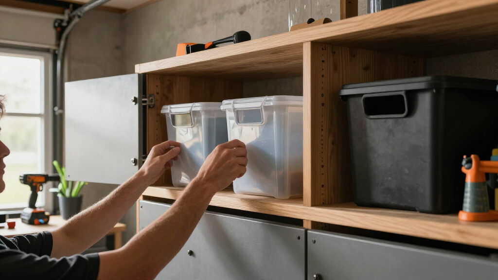 garage storage cabinet system